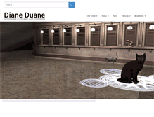 Tablet Screenshot of dianeduane.com